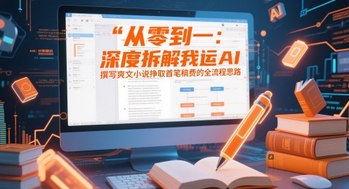 从零到一：深度拆解我运用AI撰写爽文小说挣取首笔稿费的全流程思路-米秀网