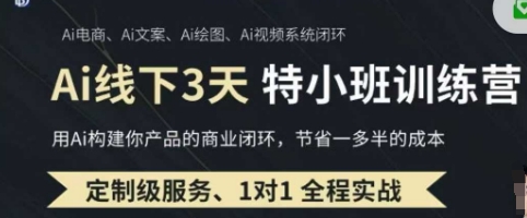 AI实操培训第20-21期线下，0基础保姆级教程，3月最新整理，企业获客、降本增效、打造超级个体-米秀网