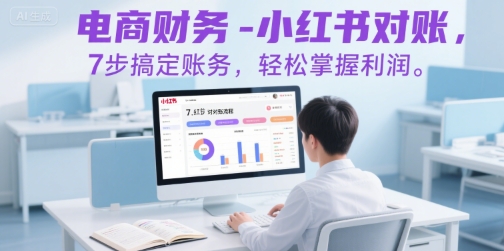 电商财务-小红书对账，7步搞定账务，轻松掌握利润-米秀网