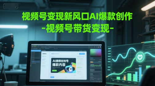 视频号变现新风口AI爆款创作-视频号带货变现-米秀网