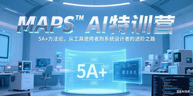 MAPSAI特训营，掌握 5A+方法论，从工具使用者到系统设计者的进阶之路-米秀网