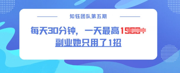 副业她只用了1招，每天30分钟，无脑二创，一天最高1.5k-米秀网