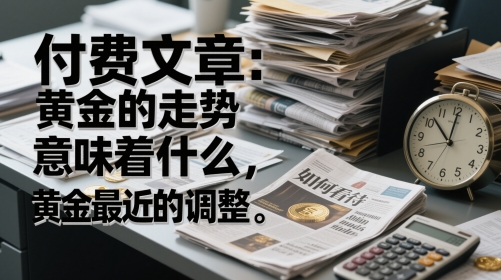 付费文章：黄金的走势意味着什么，如何看待黄金最近的调整-米秀网