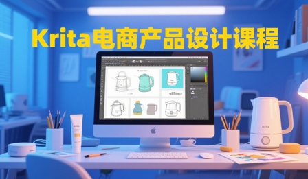 大梦老师·Krita电商产品设计课程-米秀网