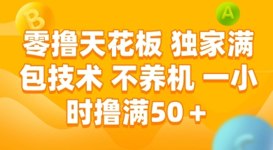 零撸天花板，独家满包技术 不养机 一小时撸满50+【揭秘】-米秀网
