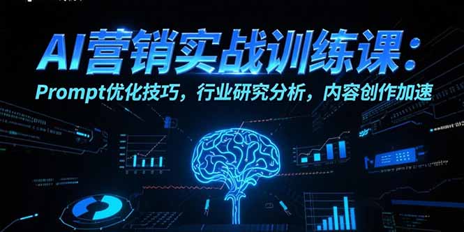 AI营销实战训练课：Prompt优化技巧，行业研究分析，内容创作加速-米秀网