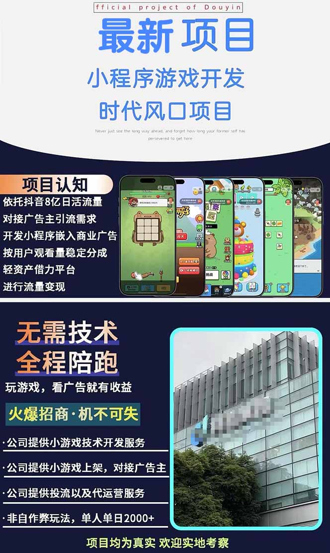 2025最热抖音项目 Ai时代风口项目小程序游戏开发 实测单个游戏日收入1800+插图1
