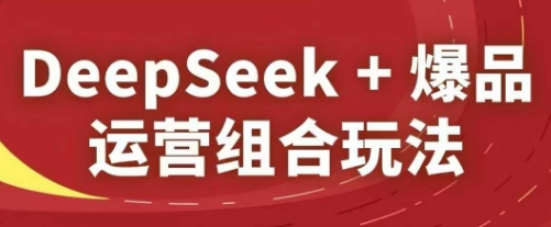 DeepSeek+爆品运营组合玩法，2025淘系精品课-米秀网