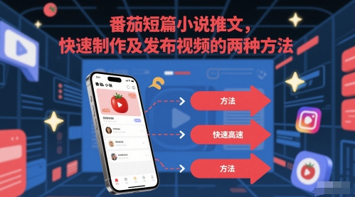 番茄短篇小说推文，快速制作及发布视频的两种方法-米秀网