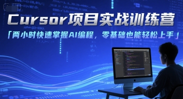 Cursor项目实战训练营，两小时快速掌握AI编程，零基础也能轻松上手-米秀网