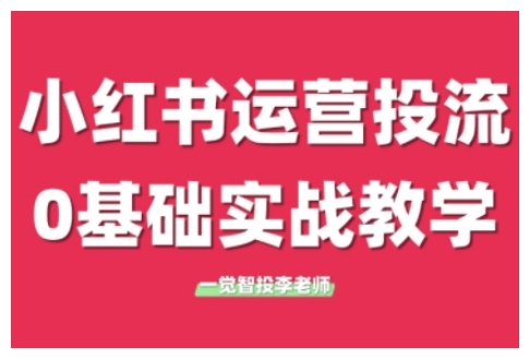 小红书运营投流，小红书广告投放从0到1的实战课，学完即可开始投放(更新)-米秀网