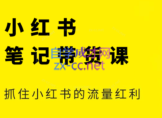 张宾·小红书笔记带货课(更新4月)-米秀网