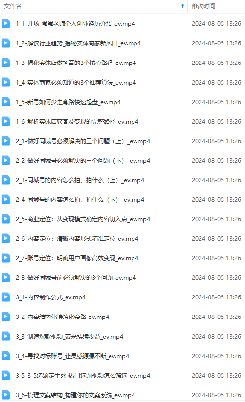 图片[1]-实体店老板获客特训营：认知、定位、文案、矩阵、直播、AI等(72节-米秀网