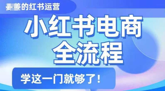 小红书电商全流程，精简易懂，从入门到精通，学这一门就够了-米秀网